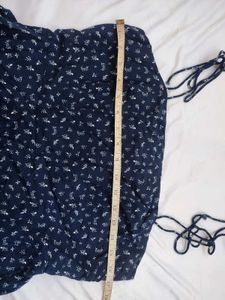 Old Navy Fit Flare Printed Tie-Shoulder Mini Dress