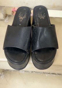 Vintage Platform Slide Sandals