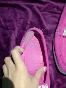 Pink Embellished Loafers