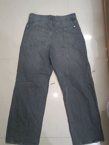 H&amp;M Distressed Wide Leg Jeans