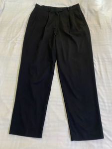 High rise Black Trousers Waist 30(fits 32 too)