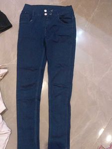 Dark Blue and blackDenim Jeans