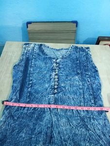 Denim One Piece Dress