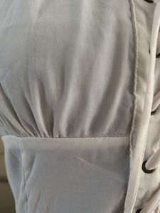 WHITE Corset braided Top