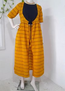 Haldi | Layered Kurta with Trousers