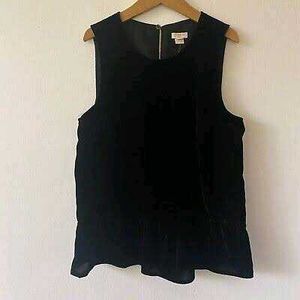 Sleeveless Black Top