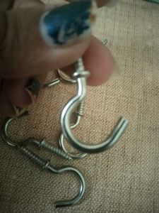 6 Screw-in Cup Hooks