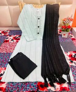 khadi cotton kurta set