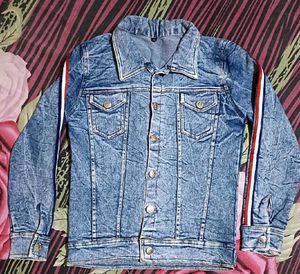 Striped Denim Jacket