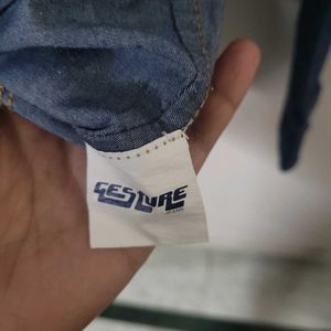 Gesture Jeans Denim Casual Shirt