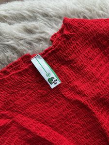 Red Balloon Hemi Sleeveless Dress