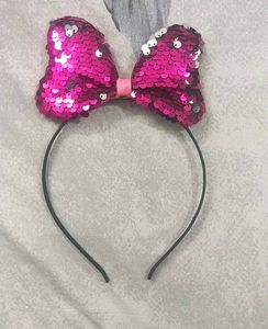 Minnie Sequin Bow Headband