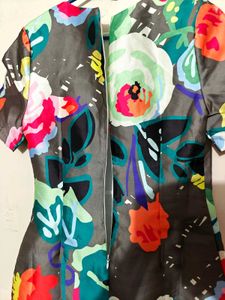 High Fabric Satin Dress