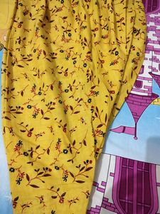 Yellow Printed Suit