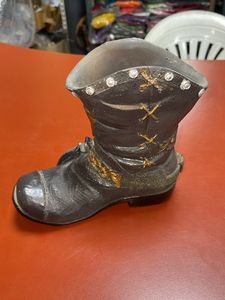 Resins Cute Pup with Planter in Shoe Design Resin