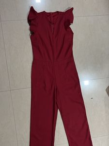 Maroon Coloured Jumpsuit