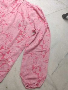 Van Heusen Pink Floral Print Top