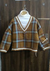 NEGOTIABLE : V-Neck Sweater