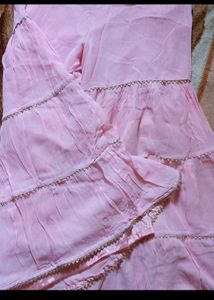 Elegant Pink Ethnic Gown