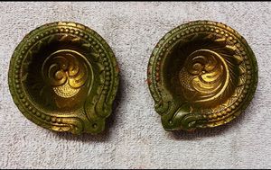 Designer Homemade Mitti Diye (10 Piece)