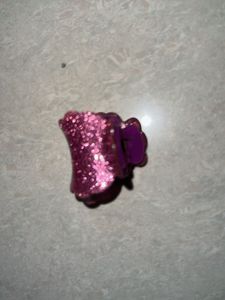 Sparkly Pink Hair Claw Clip