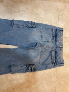 Zara Jeans Cargo Style
