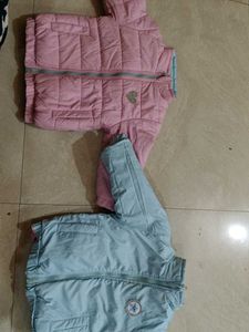 Pink Kids Puffer Jacket
