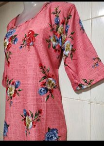 Peach Colour Kurthi Not Used Even Once