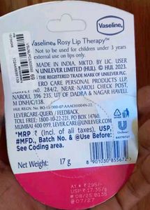 Vaseline lib therapy tins for moisturized &amp; soft l