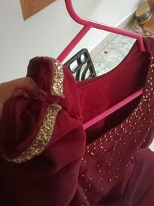 Free Purse forGeorgette Kurta Set.Bottom Fre
