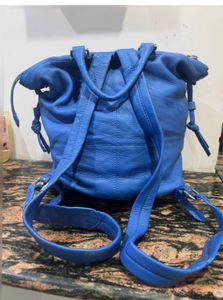 Patrice Breal Leather Bagpack