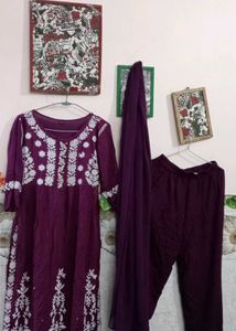 Embroidered Kurta Set