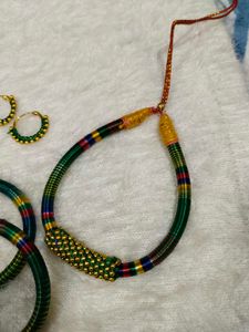 Necklace, Earrings &amp; Bangles Set