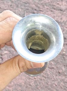 ANTIQUE BRASS VASE