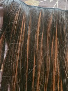 Straight Colored Hair Extension