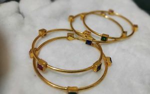 Gold Coated Bangles Women New