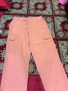 Pink Cargo Pants