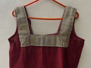Maroon Suit Set