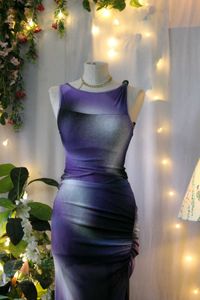 Purple Ombre Bodycon Dress