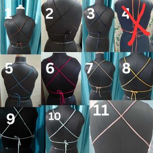 3 Combo Backless Blouses (Select Any3)