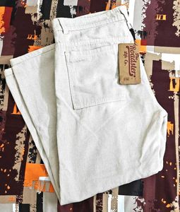 Wide Leg Beige Pants