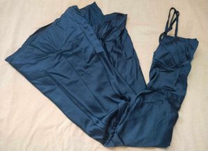 Elegant Navy Blue Gown