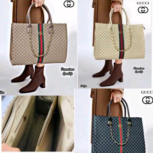 GUCCI PREMIUM QUALITY TOTE N LAPTOP BAG 2 IN 1