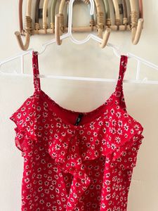 Red Floral Dress 🍓🏮