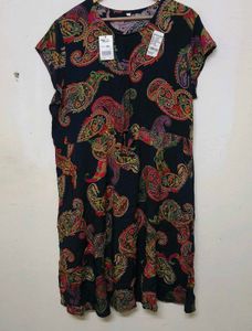 New Paisley Print Dress