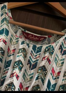 Multicolour Rayon Kurta