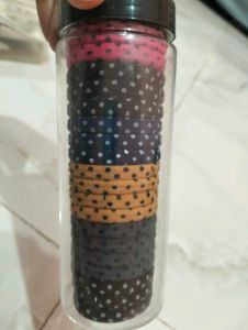 Rubber band bottle