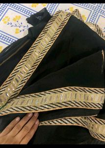 Elegant Black Saree