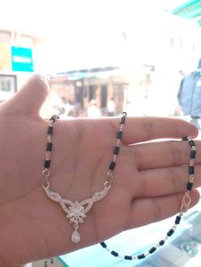 Elegant Mangalsutra pure silver