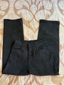 Black Straight Leg Jeans